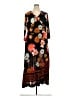 Mlle Gabrielle Print Black Casual Dress Size 3X - photo 1