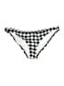 J.Crew Checkered-gingham Ivory White Swimsuit Bottoms Size M - photo 1