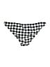 J.Crew Checkered-gingham Ivory White Swimsuit Bottoms Size M - photo 2