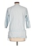 Merrell 100% Cotton Blue 3/4 Sleeve Blouse Size L - photo 2