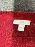 J.Jill 100% Cotton Stars Burgundy Pullover Sweater Size L - photo 7