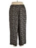 H&M 100% Viscose Animal Print Black Casual Pants Size XL - photo 2