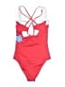 Cupshe Color Block Red One Piece Swimsuit Size S (tall) - photo 2