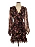 Express Floral Maroon Brown Cocktail Dress Size S - photo 1