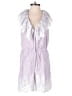 Miguelina 100% Linen Hearts Purple Romper Size XS (0) - photo 1