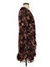 Express Floral Maroon Brown Cocktail Dress Size S - photo 4