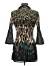 Alfani 100% Polyester Animal Print Teal Cocktail Dress Size 6 Petite - photo 2