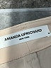 Amanda Uprichard 100% Polyester Color Block Tan Khaki Shorts Size M - photo 3