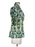 Etcetera 100% Polyester Teal 3/4 Sleeve Blouse Size 4 - photo 4