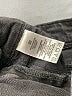 Aero 100% Cotton Black Denim Shorts Size 00 - photo 4