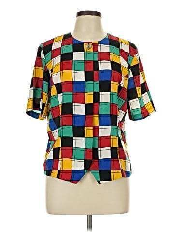 Kathy Che Short Sleeve Blouse (view 1)