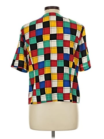 Kathy Che Short Sleeve Blouse (view 2)