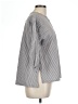 Assorted Brands Stripes Gray 3/4 Sleeve Blouse Size L - photo 4