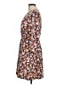 Nine West Print Brown Casual Dress Size M - photo 5