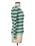 The Slope Brooklyn NY Stripes Teal Pullover Sweater Size S - photo 4
