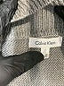 Calvin Klein 100% Acrylic Chevron-herringbone Gray Turtleneck Sweater Size 1X - photo 7
