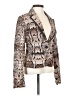 Paper Tee Animal Print Ivory Blazer Size XS - photo 1
