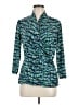 Chaus Teal 3/4 Sleeve Blouse Size M - photo 1