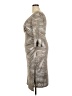 Connected Apparel Metallic Silver Cocktail Dress Size 18 - photo 5