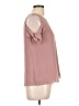 Q&A 100% Polyester Pink Short Sleeve Top Size L - photo 4