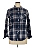 Como Vintage Plaid Blue Long Sleeve Button-Down Shirt Size XL - photo 1