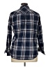 Como Vintage Plaid Blue Long Sleeve Button-Down Shirt Size XL - photo 2