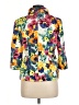 Walter by Walter Baker 100% Polyester Floral Yellow Blazer Size 8 - photo 2