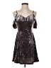 American Eagle Outfitters Metallic Silver Cocktail Dress Size S - photo 1