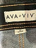 Ava & Viv Blue Denim Shorts Size 17 - photo 3