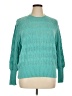Cato Teal Pullover Sweater Size XL - photo 1