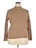 Karen Scott 100% Cotton Tan Turtleneck Sweater Size XXL - photo 1