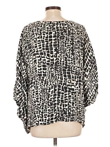 Rachel Zoe 3/4 Sleeve Silk Top (view 2)