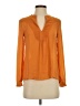 HD in Paris Orange Long Sleeve Blouse Size 0 - photo 1