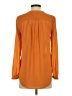 HD in Paris Orange Long Sleeve Blouse Size 0 - photo 2