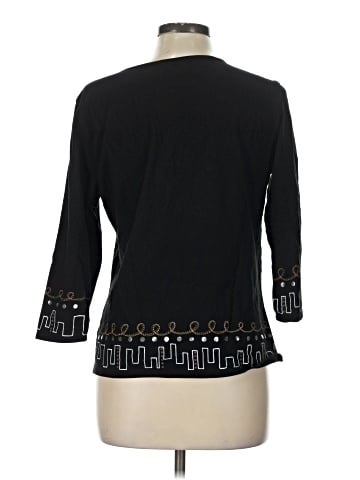 Hearts of Palm Woman 3/4 Sleeve Top (view 2)