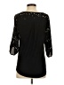Tempted Black 3/4 Sleeve Blouse Size S - photo 2