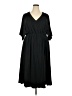 ABLE Solid Black Casual Dress Size XXL - photo 1