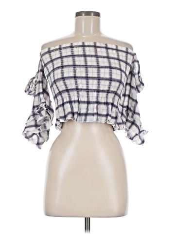 Blue Life Short Sleeve Blouse (view 1)