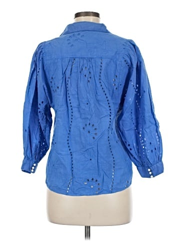 Forever That Girl for Anthropologie 3/4 Sleeve Button-Down Shirt (view 2)