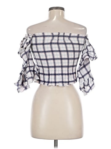 Blue Life Short Sleeve Blouse (view 2)