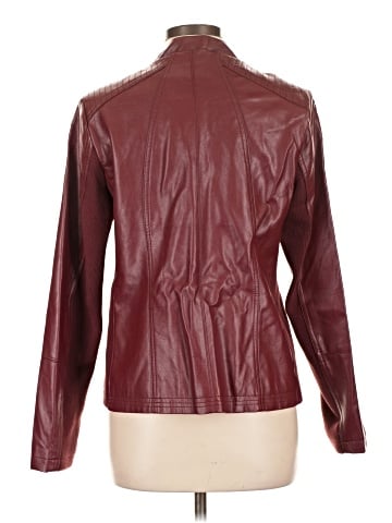 New Directions Faux Leather Jacket (view 2)