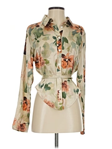 Lilac Long Sleeve Blouse (view 1)