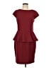 Mossimo Solid Burgundy Cocktail Dress Size L - photo 1