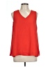 Cato 100% Polyester Red Sleeveless Top Size L - photo 1