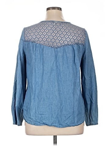 Faded Glory Long Sleeve Blouse (view 2)