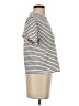 Essentials Stripes Ivory Short Sleeve Turtleneck Size S - photo 4