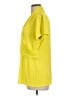 DKNY Yellow Short Sleeve Blouse Size XL - photo 5