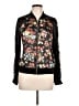 Almost Famous 100% Polyester Floral Black Track Jacket Size L - photo 1