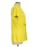 DKNY Yellow Short Sleeve Blouse Size XL - photo 4