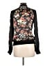 Almost Famous 100% Polyester Floral Black Track Jacket Size L - photo 2